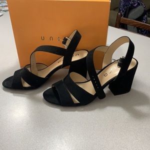 Unisa fabric heeled sandals